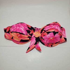 VTG LA Blanca Women's Pink Black Orange Bikini Strapless 12